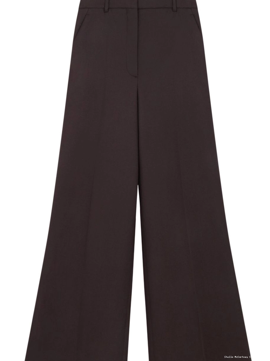 Cheap flared wool McCartney Stella Women trousers mid-rise 0802